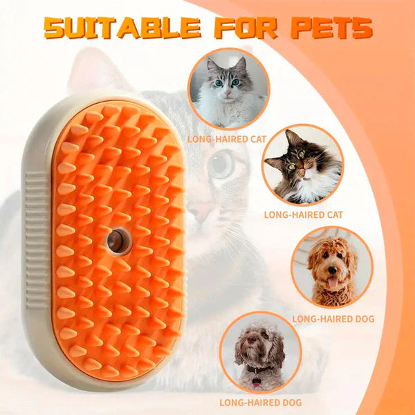 PACK x2 Cepillo de Vapor para Mascotas🐾✨ ¡Llévate 2 por solo $27,99 o 1 por$19,99! Oferta por tiempo limitado. ¡No te lo pierdas!