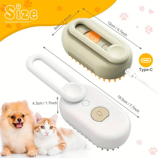 PACK x2 Cepillo de Vapor para Mascotas🐾✨ ¡Llévate 2 por solo $27,99 o 1 por$19,99! Oferta por tiempo limitado. ¡No te lo pierdas!